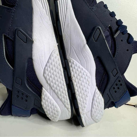 Men’s size 9 Nike Air Huarache midnight navy running sneakers low top trainers - Picture 6 of 11